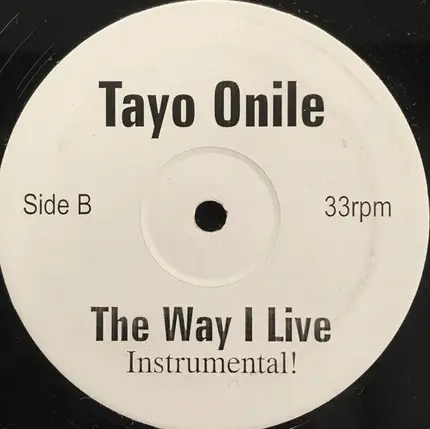 Tayo Onile-Ere - The Way I Live