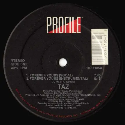 Taz - Forever Yours