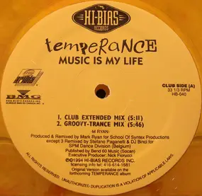 Temperance - Music Is My Life