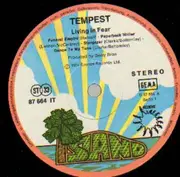 LP - Tempest - Living In Fear - DIE CUT SLEEVE ISLAND PINK RIM
