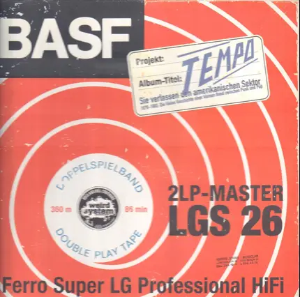 Tempo - Sie Verlassen Den Amerikanischen Sektor 1978-1982: Die Kleine Geschichte Einer Kleinen Band Zwische