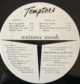 Tempters - Self Titled