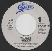7inch Vinyl Single - Ten Sharp - Last Words