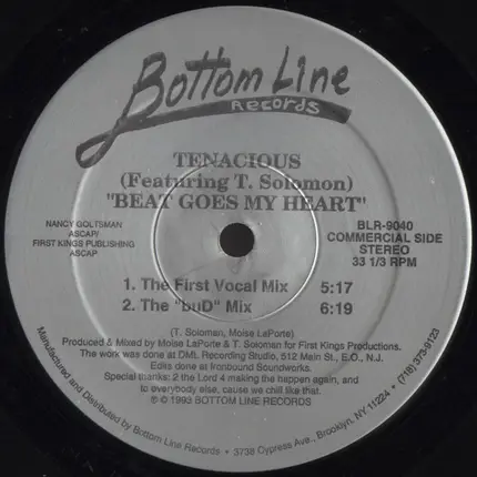 Tenacious Featuring T. Solomon - Beat Goes My Heart