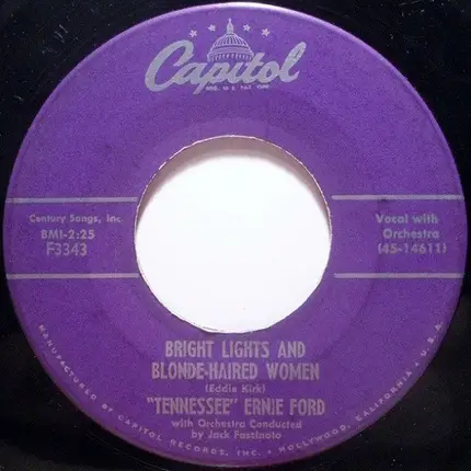 Tennessee Ernie Ford - That's All / Bright Lights And Blonde-Haired Women