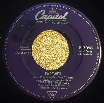 Tennessee Ernie Ford - The Ballad Of Davy Crockett