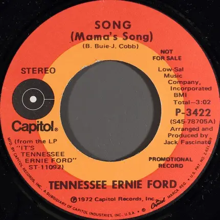 Tennessee Ernie Ford - The Pea-Pickin' Cook