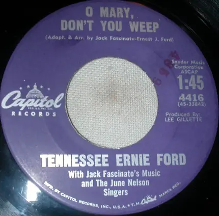 Tennessee Ernie Ford - O, Mary, Don't You Weep