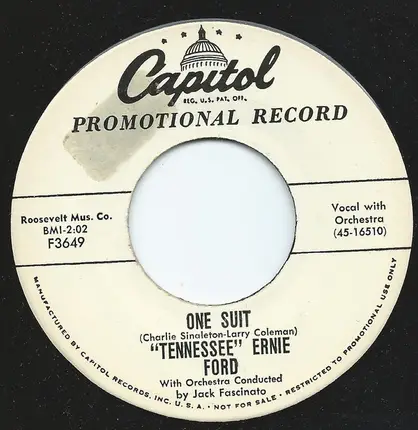 Tennessee Ernie Ford - One Suit / The Watermelon Song