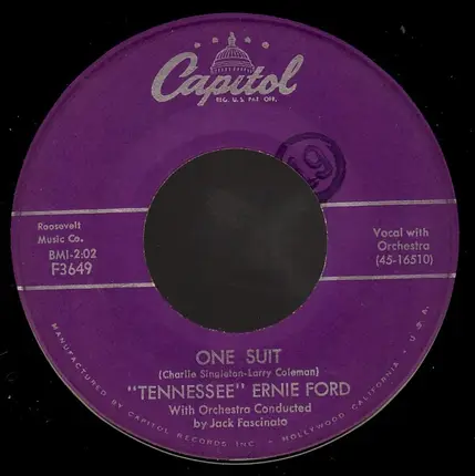 Tennessee Ernie Ford - One Suit / The Watermelon Song