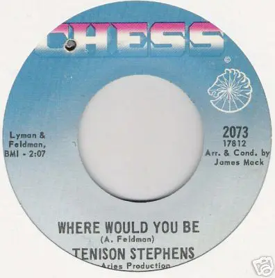 Tennyson Stephens - Where Would You Be / Can't Take My Eyes Off You