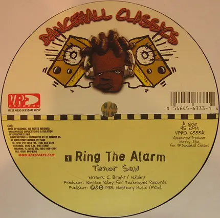 Tenor Saw / Nardo Ranks - Ring The Alarm / Skin Out