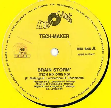 Tech - Maker - Brain Storm'
