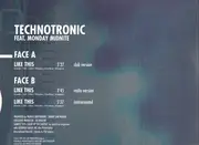 12inch Vinyl Single - Technotronic Featuring Monday Midnite - Like This