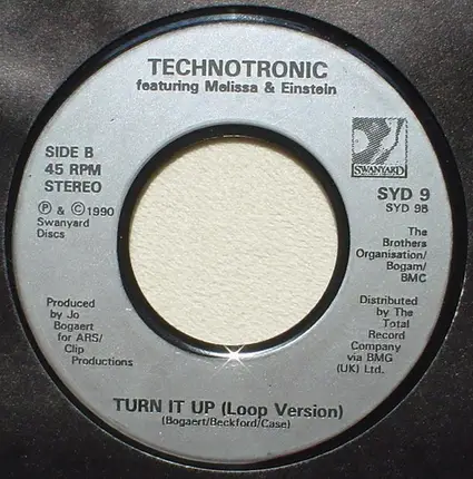 Technotronic Feat. Melissa & Einstein - Turn It Up