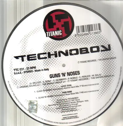 TECHNOBOY - PD-GUNS 'N NOSES