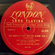 LP - Ted Heath And His Music - The Music Of Fats Waller - Mono