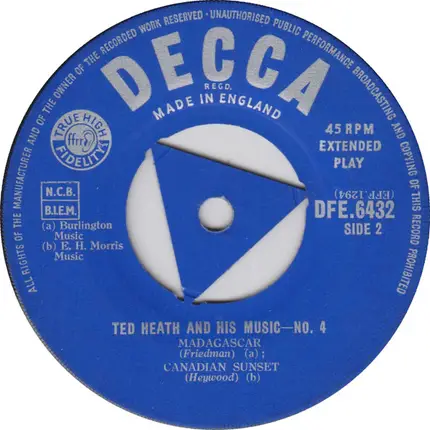 Ted Heath And His Music - No. 4