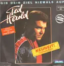 7inch Vinyl Single - Ted Herold - Gib Dein Ziel Niemals Auf - Promo