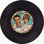 7inch Vinyl Single - Ted Herold / Lill-Babs - Wir Jungen Leute - Paperboard flexi disc