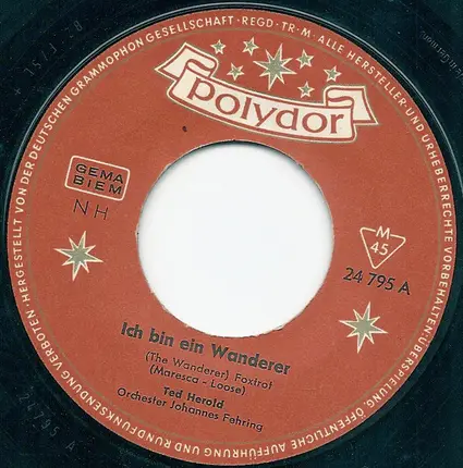 Ted Herold - Ich Bin Ein Wanderer (The Wanderer)