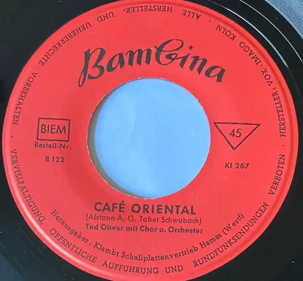 Ted Oliver - Café Oriental / Sucu-Sucu