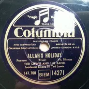 Ted Lewis And His Band - Allah's Holiday / Roses Of Picardy
