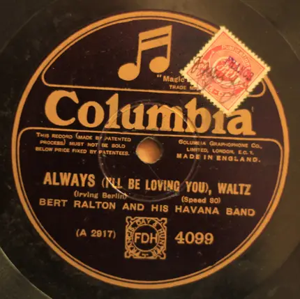 Ted Lewis And His Band / Bert Ralton's Havana Band - That Certain Party / Always (I'll Be Loving You)
