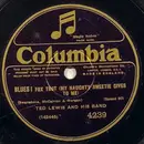 Schellack - Ted Lewis And His Band - Blues ! / I Can't Get Over A Girl Like You