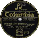 Schellack - Ted Lewis And His Band - She's Everybody's Sweetheart / Ah-Ha