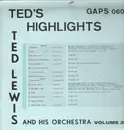 LP - Ted Lewis - Ted's Highlights Volume 2