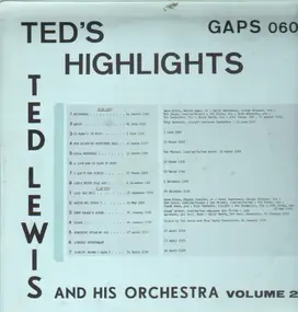 Ted Lewis - Ted's Highlights Volume 2