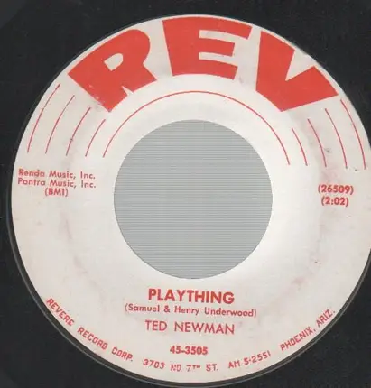 Ted Newman - Plaything