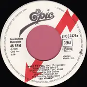 7inch Vinyl Single - Ted Nugent - I Want To Tell You / Bite Down Hard