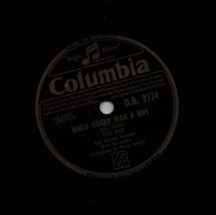Ted Ray - When daddy was a boy / Jack the giant killer