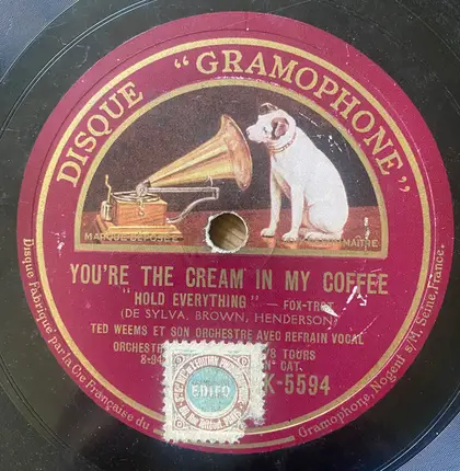 Ted Weems And His Orchestra - Flower Of Love / You're The Cream In My Coffee