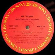 LP - Teddy Wilson - Mr. Wilson (The Fabulous Teddy Wilson At The Piano) - OBI + INSERT