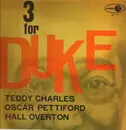 LP - Teddy Charles Trio - 3 For Duke - Mono