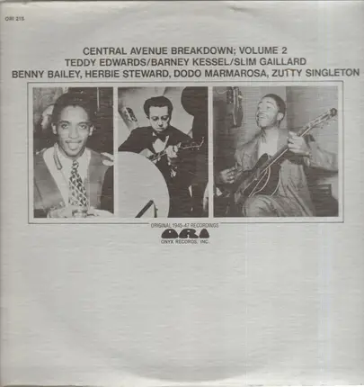 Teddy Edwards / Barney Kessel / Slim Gaillard - Central Avenue Breakdown, Volume 2
