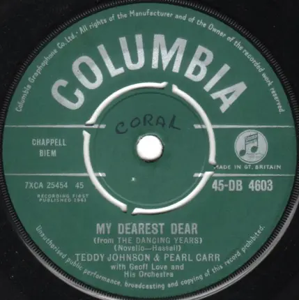 Teddy Johnson & Pearl Carr - How Wonderful To Know