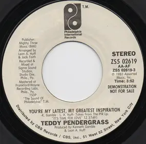 Teddy Pendergrass - You're My Latest, My Greatest Inspiration