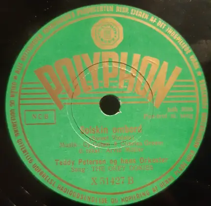 Teddy Petersen Og Hans Orkester - Vi Spiller Redekam / Solskin Ombord