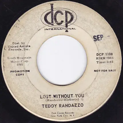 Teddy Randazzo - Lost Without You