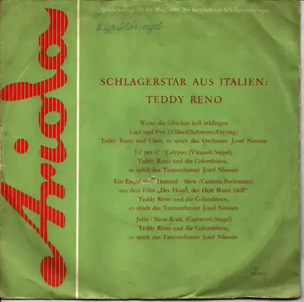 Teddy Reno - Schlagerstar Aus Italien: Teddy Reno