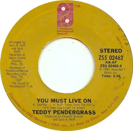 Teddy Pendergrass - I Can't Live Without Your Love