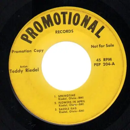 Teddy Riedel / Teddy Redell - 6 Track EP