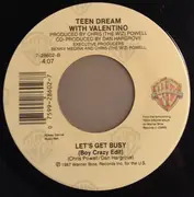 7inch Vinyl Single - Teen Dream With Valentino - Let's Get Busy