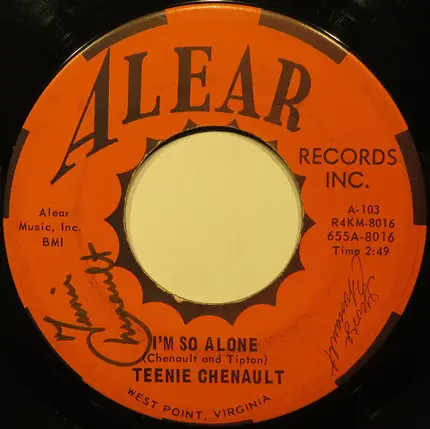 Teenie Chenault - I'm So Alone
