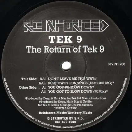 Tek 9 - The Return Of Tek 9