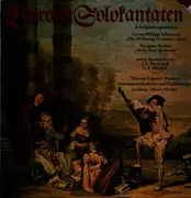LP - Telemann / Bruhns / Bach / Handel - Barocke Solofantaten ( Thomas Lippert / Dieter Menge) - + Insert